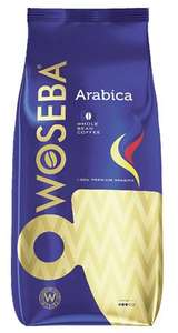 Кофе в зернах натуральный жареный WOSEBA Arabica 1кг