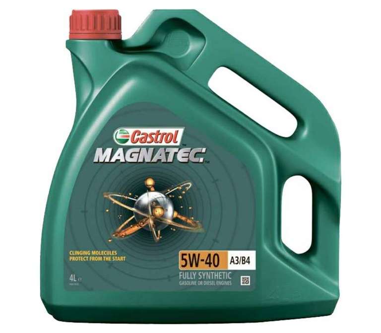 Синтетическое моторное масло Castrol Magnatec 5W-40 A3/B4, 4л (1320₽ в описании)