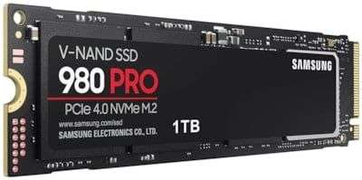 Твердотельный накопитель Samsung 980 Pro 1 TB PCIe 4.0, NVMe M.2 (2280) внутренний SSD