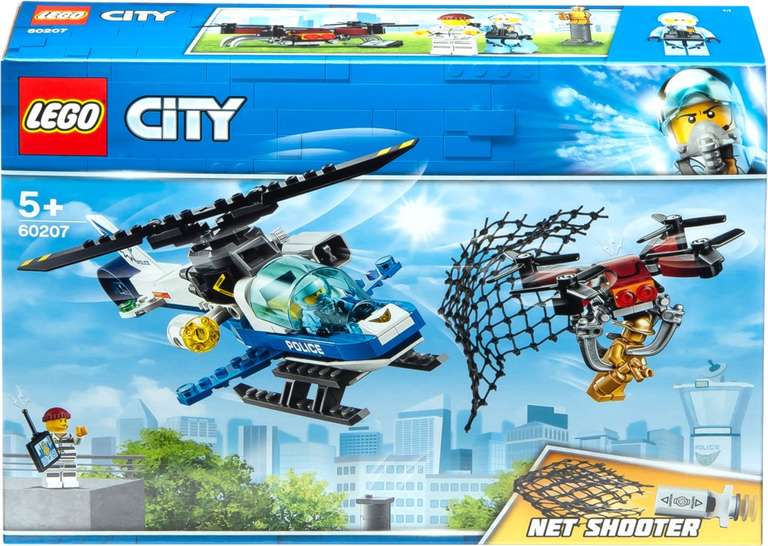 Конструктор LEGO City Police Воздушная полиция: погоня дронов