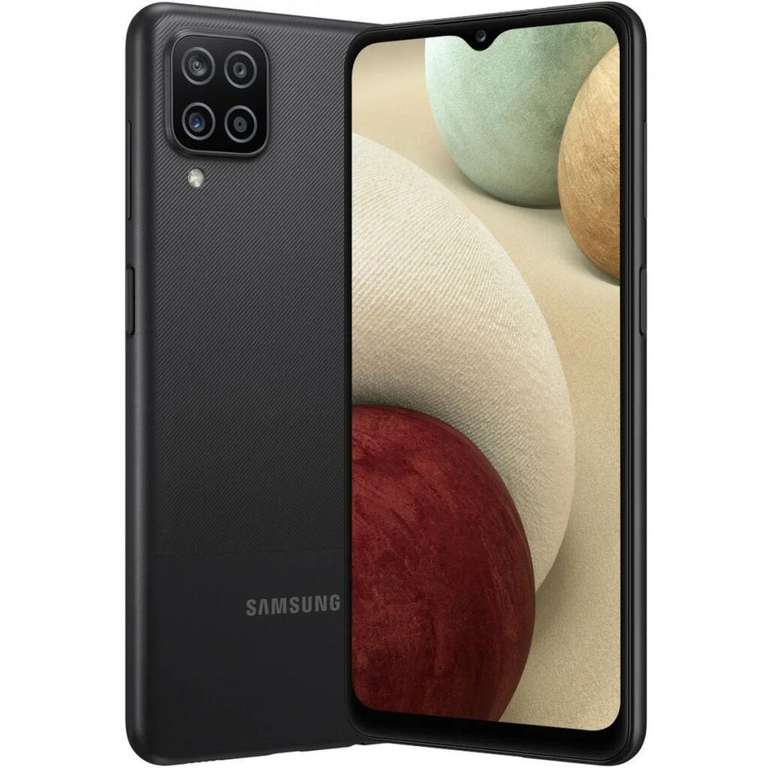 Смартфон Samsung Galaxy A12 3/32GB, черный SM-A125FZKUSER