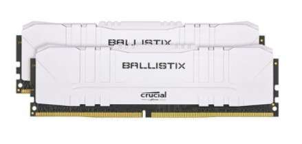 Модуль памяти CRUCIAL Ballistix DDR4 8Гбх2 шт., 3000 МГц, cl15, 1.35В, белый, BL2K8G30C15U4W на Tmall