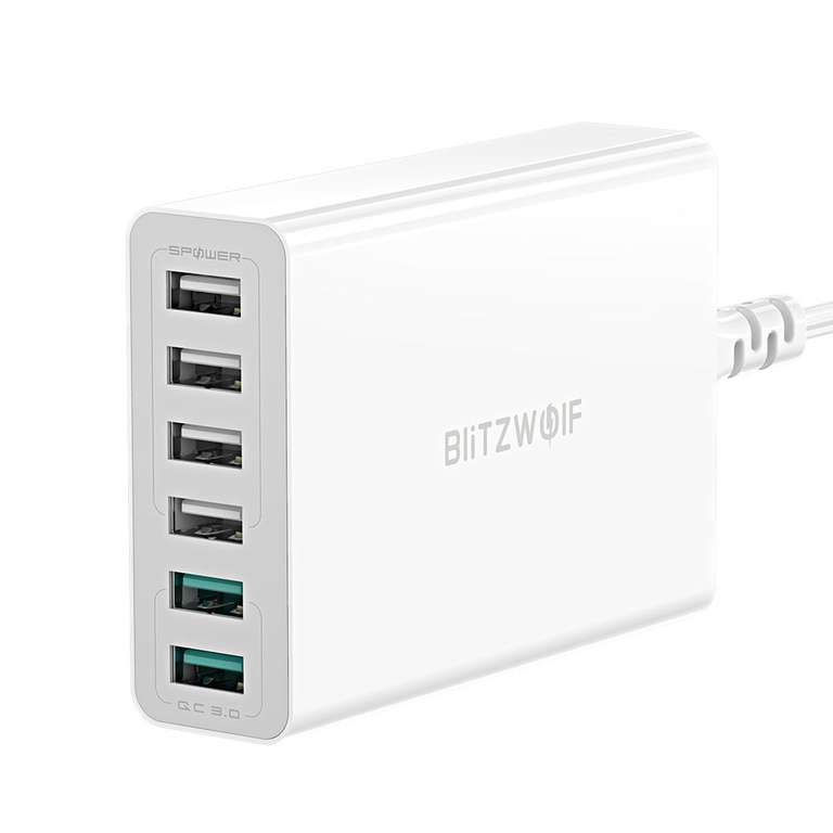 Зарядное устройство BLITZWOLF BW-S15 QC3.0, 60W