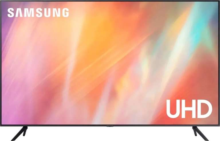 4K UHD Телевизор Samsung UE55AU7100UXRU 55" + кронштейн настенный Kromax DIX-18 для телевизоров 22-55" до 40кг (акция вместе выгодно)
