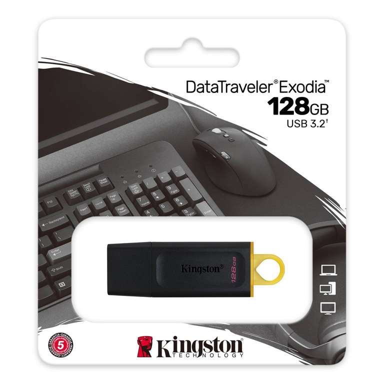 Флеш-диск Kingston 128GB DataTraveler Exodia USB 3.2