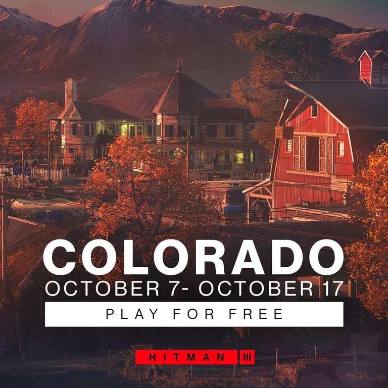 [XBOX] Бесплатный доступ ко всем миссиям на локации Colorado в Hitman 3