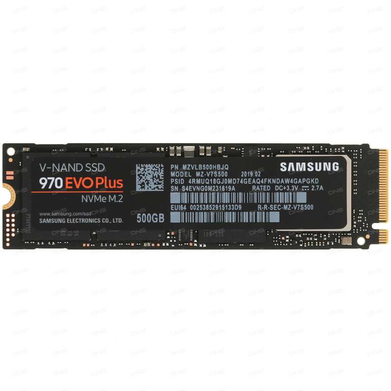 SSD Samsung 970 Evo Plus M.2 NVMe 500GB