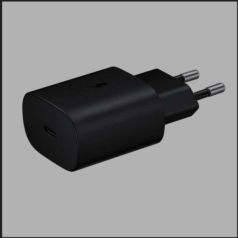 [Не везде, например, МСК, Тамбов] Сетевое зарядное устройство Samsung USB Type-C Power Delivery 25W Black (EP-TA800)