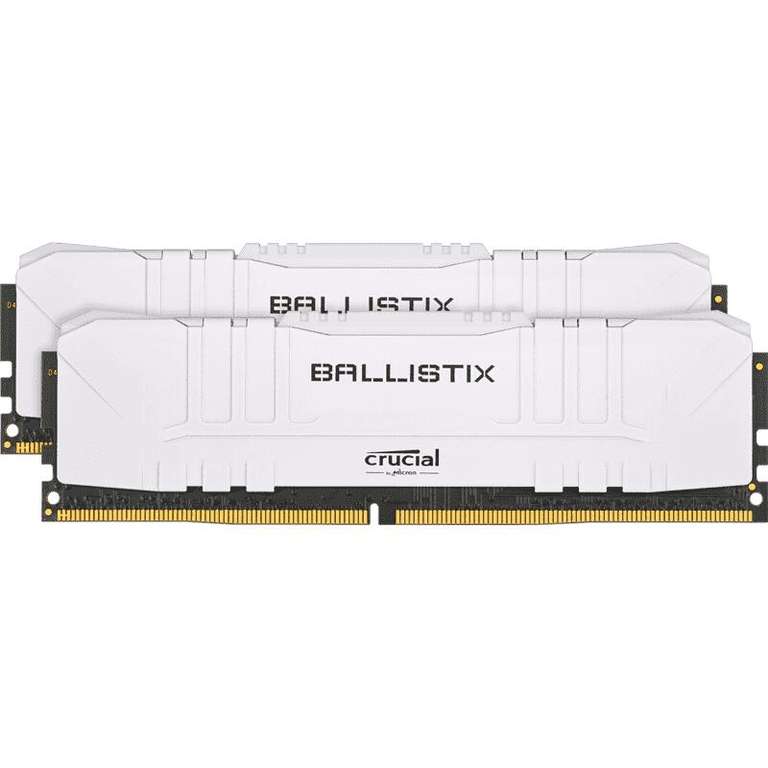 Подборка ОЗУ Ballistix из Computeruniverse со скидкой, например Crucial Ballistix White 32GB DDR4 2х16Гб 3600 cl16 BL2K16G36C16U4W