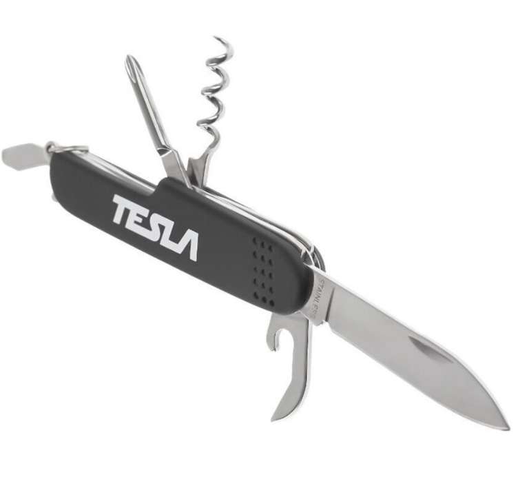 Нож многофункциональный Tesla KM-02 черный