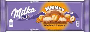 Шоколад Milka Wholenut Caramel 300гр