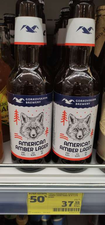 [Ст. Багаевская] Пиво American amber lager Горьковский пив завод