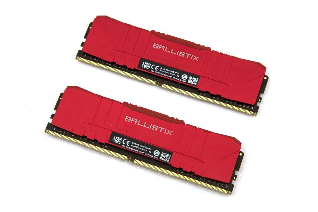 Crucial Ballistix Red 32 GB DDR4, 3600 MHz, 2x 16 GB Kit