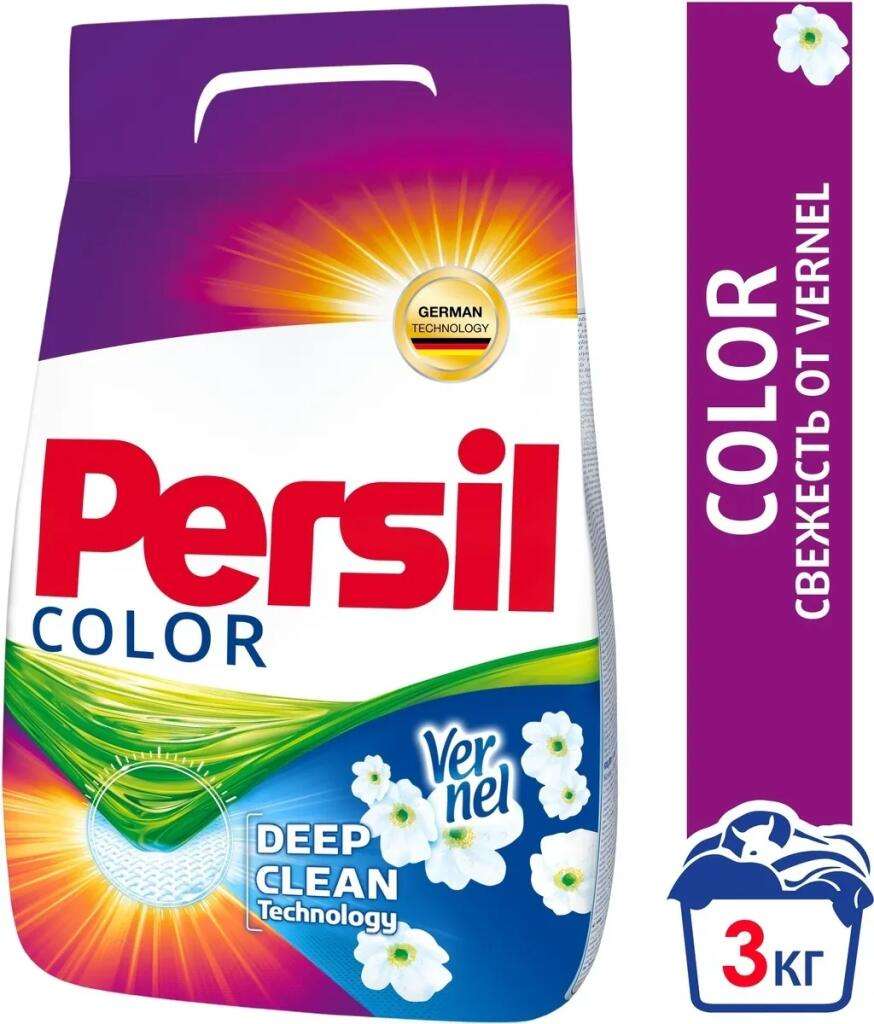 Стиральный порошок Persil для цветного / белого белья 3 кг. х 4 шт (195,2₽ за 1 пачку)