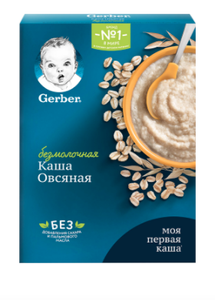 [Пермь и возм. др] Каша овсяная GERBER безмолочная с 5 месяцев, 180г