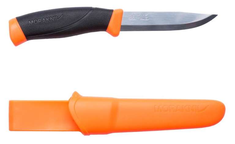 Нож туристический Morakniv Companion Orange (12090), длина лезвия 10.4 см