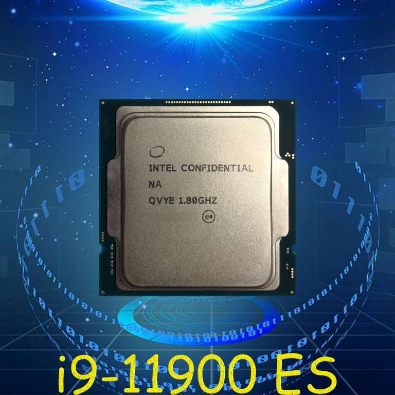 Процессор Intel Core i9 11900 ES QVYE, 8/16, 4.1 Ghz на все ядра.