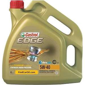 Моторное масло Castrol Edge Titanium FST 5W-40 4л