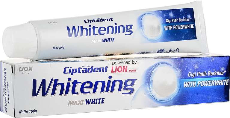Зубная паста LION Ciptadent MAXI White размер XXL, 190 гр