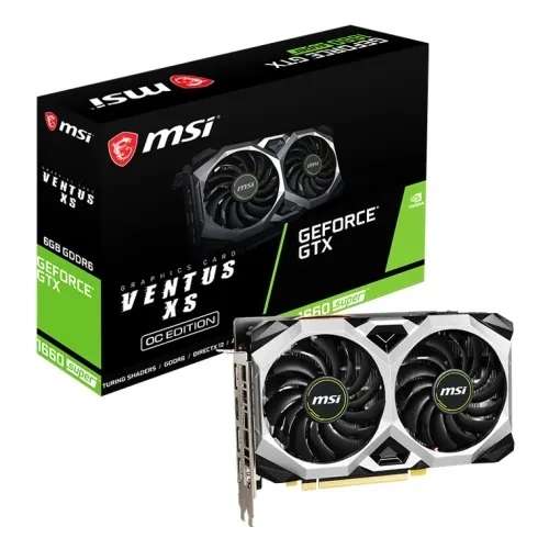 Видеокарта MSI GeForce GTX 1660 SUPER 6 ГБ (GTX 1660 SUPER VENTUS XS OC RU)