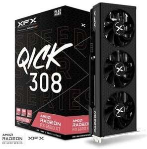 Видеокарта XFX Radeon RX 6600XT QICK308 Black Gaming 8GB
