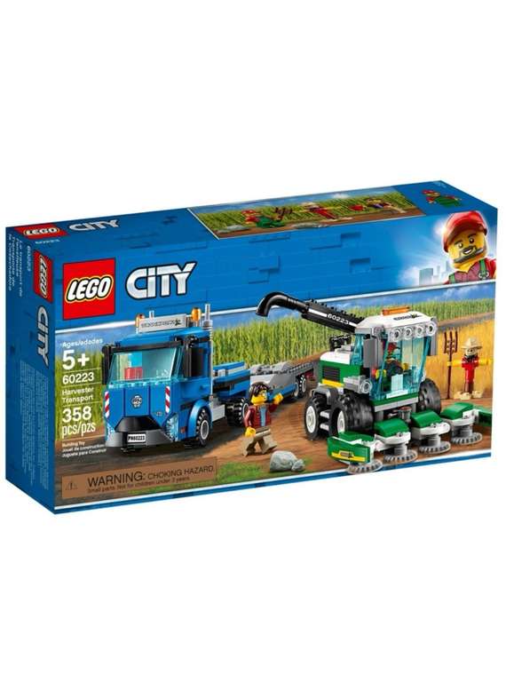 Конструктор LEGO City Great Vehicles Транспортировщик для комбайнов