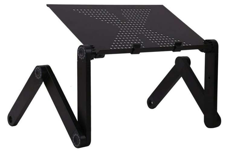 Стол для ноутбука BURO BU-807, металл, черный
