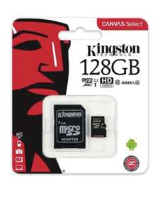 Карта памяти microSD Canvas Select Plus 128 ГБ (товар может не иметь отношения к Kingston)