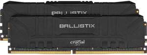 Модуль памяти CRUCIAL Ballistix Gaming DDR4 8Гбх2 шт., 3600 МГц, множитель частоты 16, 1.35В, черный, BL2K8G36C16U4B