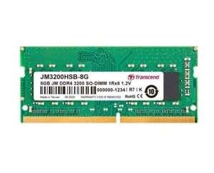 2 шт. Оперативная память Transcend JetRam 8GB DDR4 3200MHz SODIMM 260-pin CL22 JM3200HSB-8G