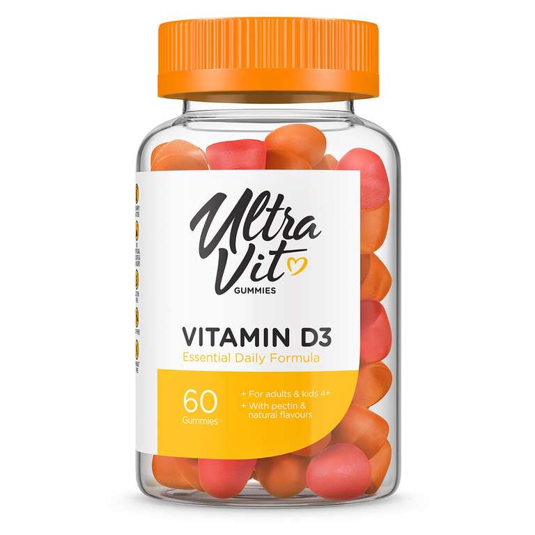 [МСК] Витамин Д3 ULTRAVIT Gummies жевательный, 60 таблеток (возможно есть в других городах)