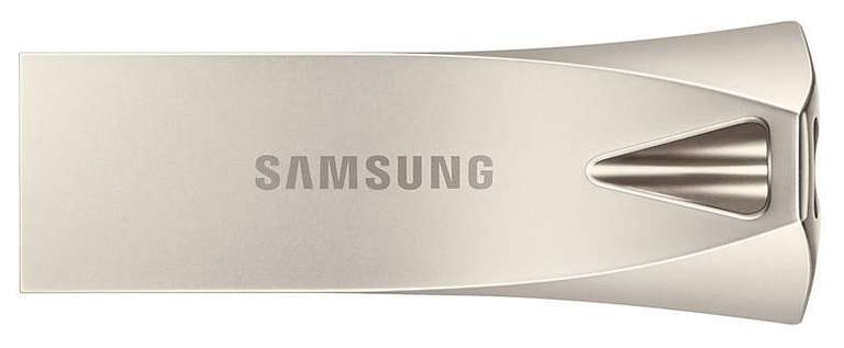 Флешка Samsung BAR Plus 128 GB, серый титан. Скорости: 300мб/с и 50 мб/с