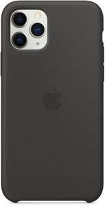 Клип-кейс Apple Silicone Case для iPhone 11 Pro Чёрный (для max в описании)