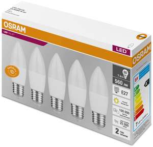 Светодиодные лампы 5 шт. OSRAM E27, 7Вт