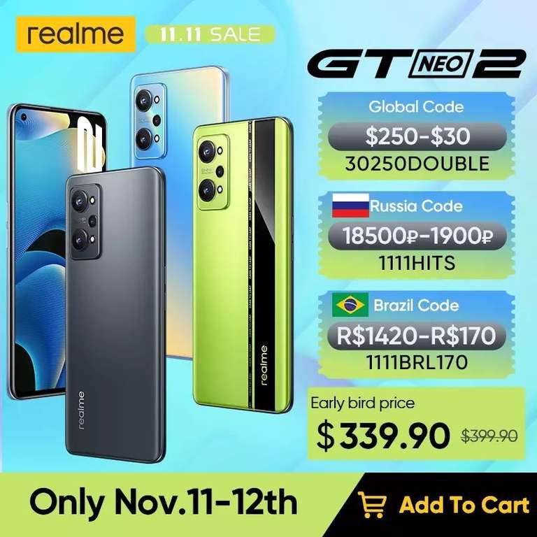 [11.11] Смартфон Realme GT Neo 2