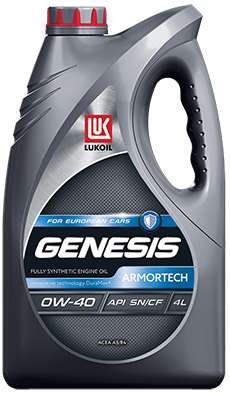 Моторное масло Lukoil Genesis Armortech 0W-40 4л
