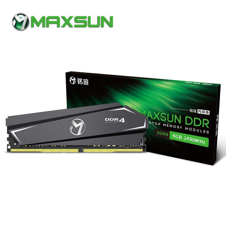 DDR4 Maxsun (4/8/16 Гб) с радиатором за 21.25$