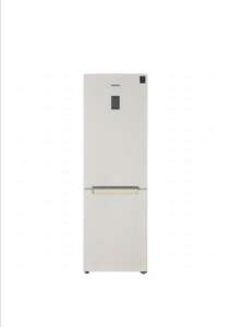 Холодильник с морозильником Samsung RB33A3440EL/WT бежевый