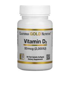 Витамин D3 (2000 ME), 90 капсул