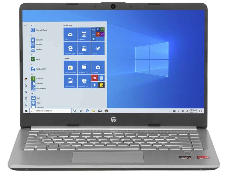 Ноутбук HP Laptop 14s-fq1001ur Full HD, IPS, AMD Ryzen 5 5500U, RAM 16 ГБ, SSD 512 ГБ, Windows 10 Домашняя