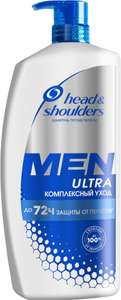 Шампунь для волос мужской HEAD&SHOULDERS Men Ultra Комплексный уход против перхоти, 900мл, Франция, 900 мл