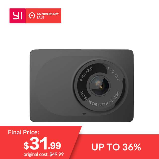 Видеорегистратор YI Smart Dash Camera за $30.59