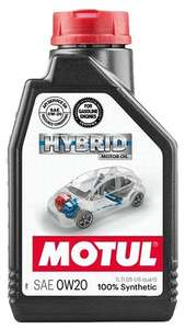 Синтетическое энергосберегающее моторное масло Motul Hybrid 0W-20 1 литр