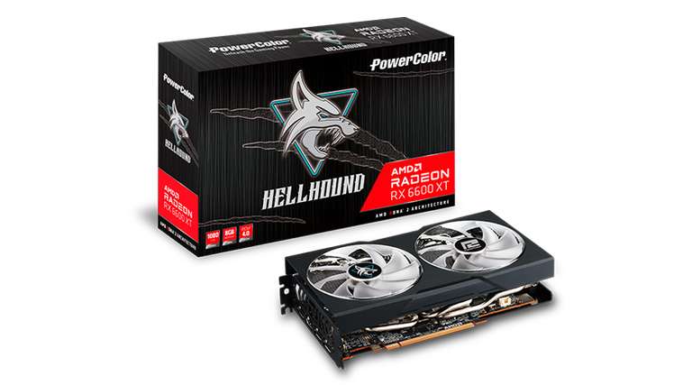Powercolor Radeon RX 6600 Hellhound OC 8GB (цена с пошлиной и доставкой)