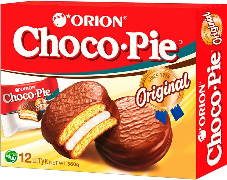 Choco Pie Orion, 336g (12 pcs)