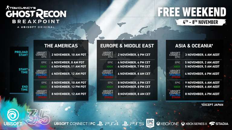 [PC, PS4, PS5, XBOX] Ghost Recon Breakpoint - Бесплатные выходные (4-8 ноября)
