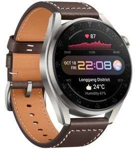 Смарт-часы Huawei Watch 3 Pro LTE, 48mm, Brown Leather