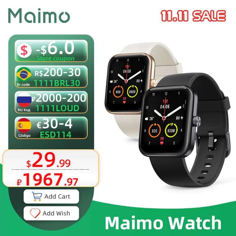 Смарт-часы от дочки Xiaomi Maimo watch