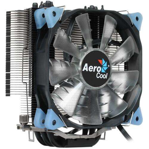 Кулер для процессора AeroCool Verkho 5 Dark (2000 об/мин, 27 дБ, подсветка, 150 Вт)