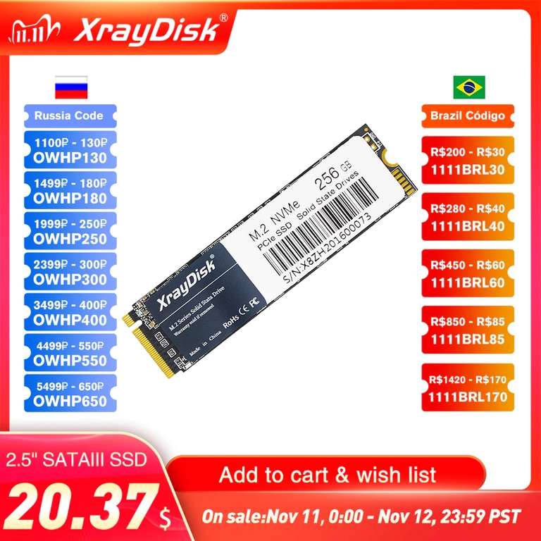 XrayDisk M.2 SSD M2 512GB
